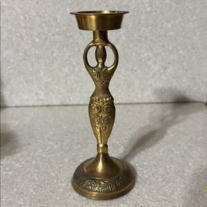 Elegant Brass goddess figure incense burner